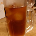 大衆すき焼き とみい - ウーロン茶
      最後、ウーロン茶でさっぱり♪