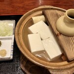 手打ちそば ニ丘 - 湯豆腐@¥850