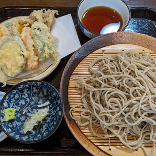 田舎そば処　長山 - 料理写真:【2023/11】田舎十割野菜天もり