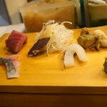 長崎の味処 鮨・割烹さくらい - 刺身盛り合わせ　特にクジラが美味い！