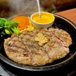 いきなりステーキ - ワイルドハンバーグ チーズソース