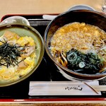 Shinano - たぬきそばと親子丼セット