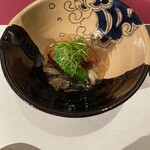 天ぷら割烹 三井 - ジャガイモ、ズワイガニあんかけ