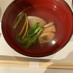 天ぷら割烹 三井 - カキのお吸い物