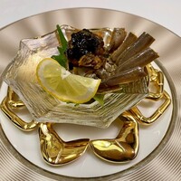 中国料理 礼華 四君子草 - 上海蟹メスの紹興酒付け