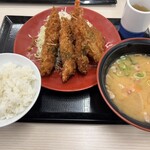 かつや - タレカツ定食(豚汁大に変更)