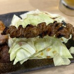 焼き鳥天国 大統領 - 鳥カワ（なんと！70円）絶品でした