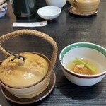 網元 - 松茸土瓶蒸しと蓮根饅頭
