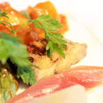Cucina Italiana 東洞 - 前菜盛り合わせ：茄子のマリネ '13 11月中旬