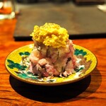 焼鳥 酉乃洲 - しば漬けのポテトサラダ