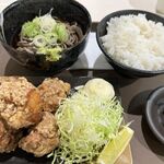 Bibai Soba Daichi - ザンギ定食 (900円)