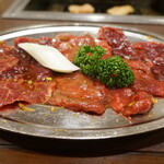 焼肉 京城 - 松阪牛赤身ロースス(50周年につき50％増量中)