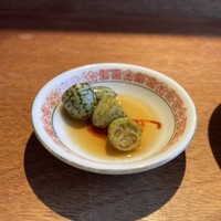 中國菜 奈良町 枸杞 - ○マイクロきゅうりの醤油漬け