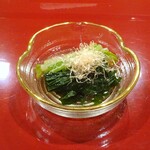 常盤鮨 - 根三つ葉のお浸し