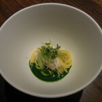 アコルドゥ - 柑橘のパスタとエスケシャーダ