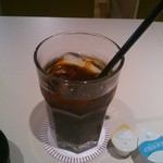 キユーピー３分クッキング - 「鶏じゃがセット」（１２５０円）の食後のアイスコーヒーです。