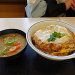 Katsuya - カツ丼（竹）＋とん汁（小）2023.11.25
