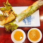 ベトナム料理専門店 ハスナム - 生春巻き & 揚げ春巻き