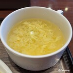 中華料理 正華 - 卵スープ