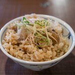 牡蠣ノ星 - 2023.11 牡蠣出汁炊き込みご飯（600円）