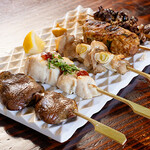 野乃鳥 - 料理写真:盛り合わせ5串セットその日のおすすめの焼き鳥を!