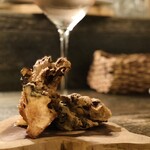 BAR&DINING HIMAWARI - 黒舞茸のフリット　小笠原産　塩