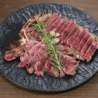 Don't miss the T-bone Steak where you can enjoy the difference between rare and medium-rare.