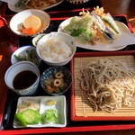 Soba Dokoro Musashiya - きびご飯とおばあちゃん総菜付定食