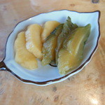 そば処元気屋 - お漬物です