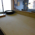 そば処元気屋 - ここで蕎麦を打ってるんですね