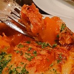 トリッパとニンジンのグラタン