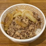 すき家 - 牛丼(つゆだく･ねぎだく)(ミニ)