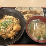 番のや - かつ丼ミニうどんセット、ちくわ天、レンコン天