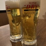 炭火・串焼き ボンちゃん - 生ビール