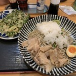 瀬谷そば - 「肉大根ぶっかけそば」税込850円