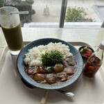 ハーヤナゴミカフェ - 島野菜カレー 900円