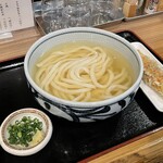 うどん処 重己 - 冷かけと鯛ちくわ天