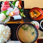 Kappou Mihara - 刺身定食1650円
