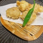 旨酒楽食 まるく - 白子の天ぷら　クリーミィ！！