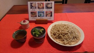 甘味 手打ち蕎麦 しも村 - ざるそば大盛