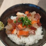 Raxamennanami - ミニ海鮮漬け丼290円