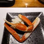 天橋立離宮 星音 - 熔岩蒸しのカニ