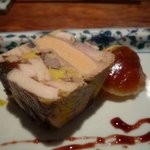 フォアグラと近江しゃものテリーヌ