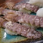 鮨大吉 - （2009/8）生から茹でたシャコ