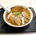 中華そば志のぶ支店 - チャーシュー麺大盛り（中華そば）