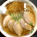 中華そば志のぶ支店 - チャーシュー麺大盛り