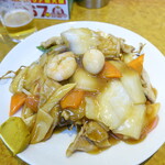 Ishikari Tei - あんかけ五目焼きそば(1000円）