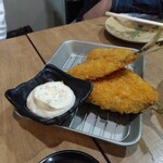 上六産直市場 - アジフライ