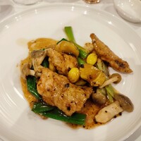 個室中華 頤和園 溜池山王店 - 豚肉と野菜の豆鼓炒め