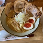 麺スタイル 柴 - 札幌味噌炙り焼豚麺　大盛り